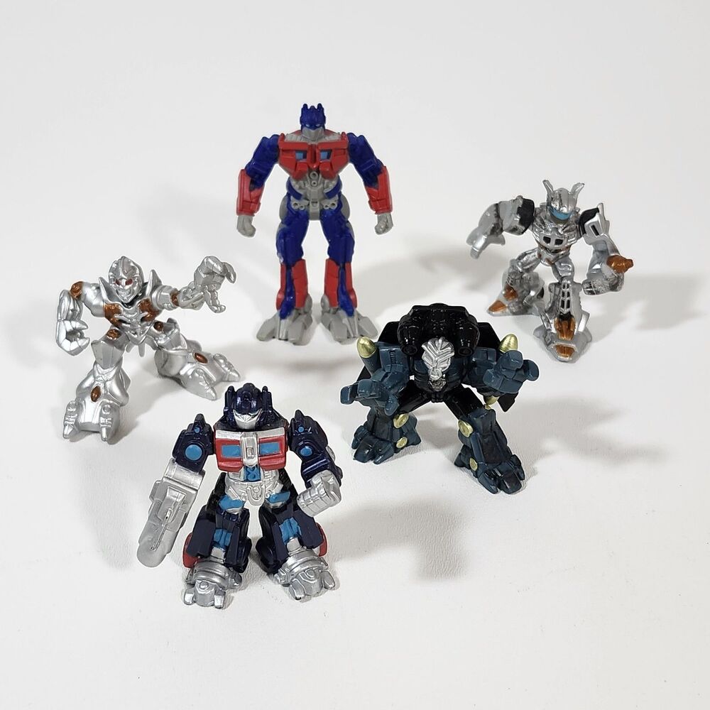 Transformers Lot 5 Robot Heroes Movie Edition Burger King 2007 Optimus Prime